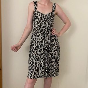 Vintage 2000s BB Dakota Leopard Dress